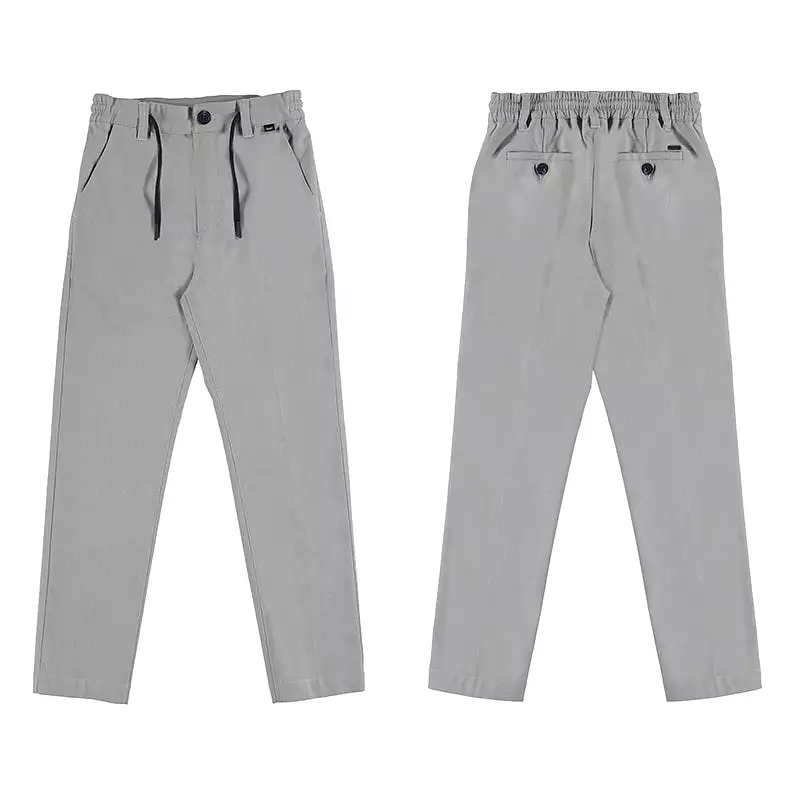 Nukutavake Structured Cotton Pants _Grey 6559-59