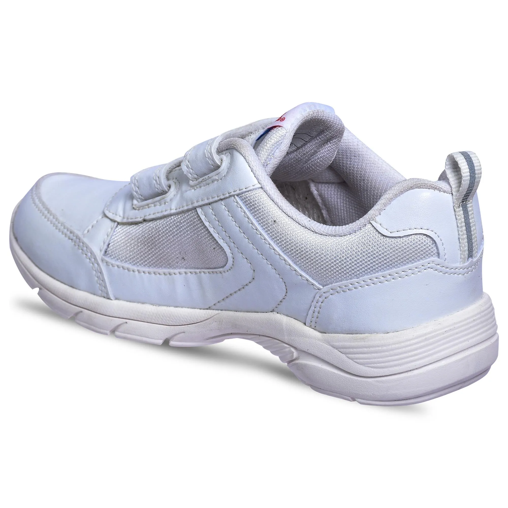 Paragon FBK0774B Kids Boys Girls School Shoes Comfortable Cushioned Soles | Durable | Daily & Occasion wear White