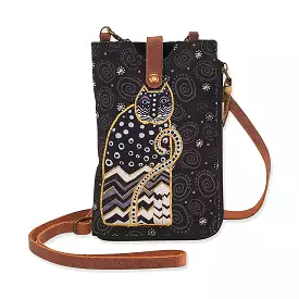 Phone Pocket Purse Black Cat