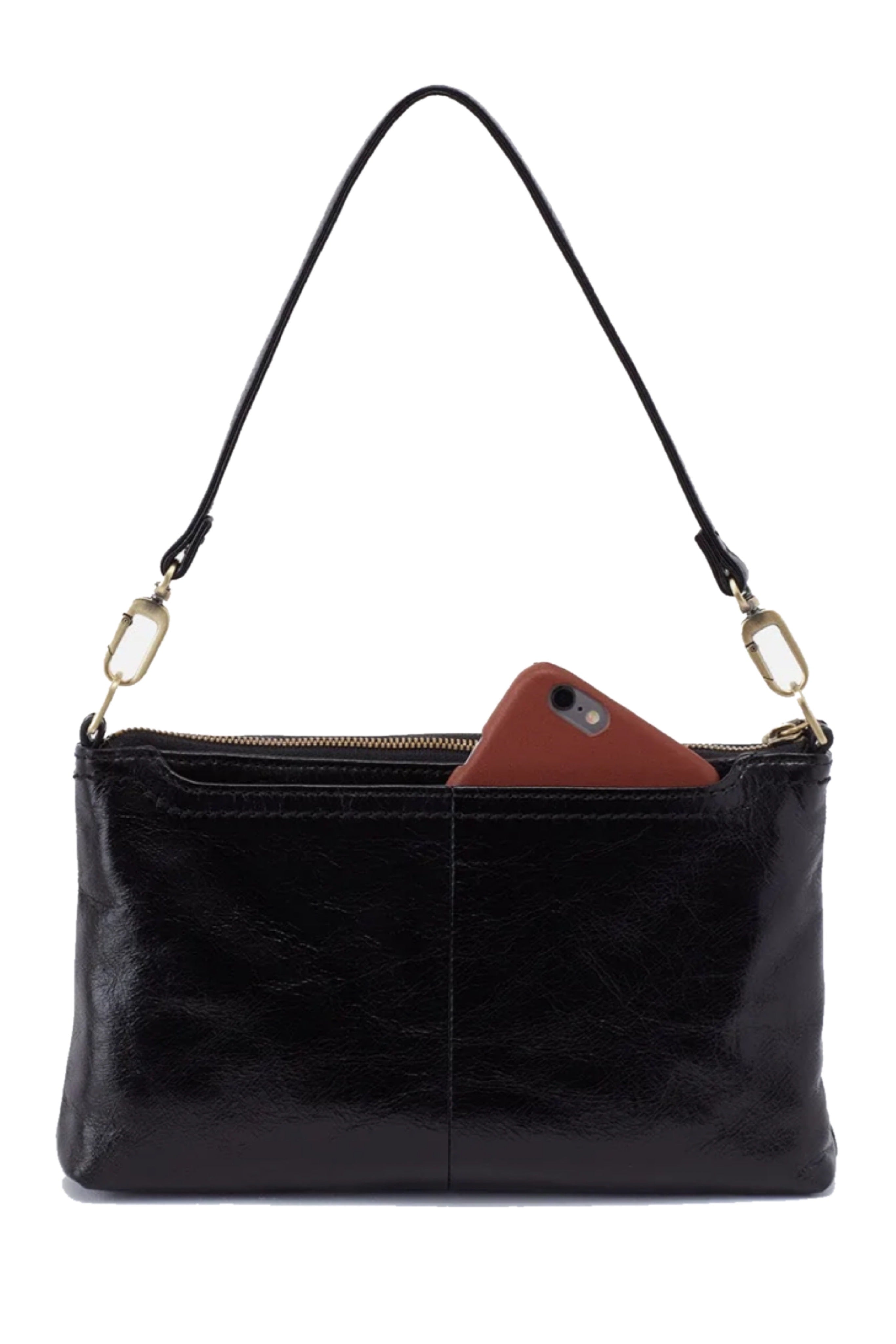 Polished Leather Darcy Crossbody