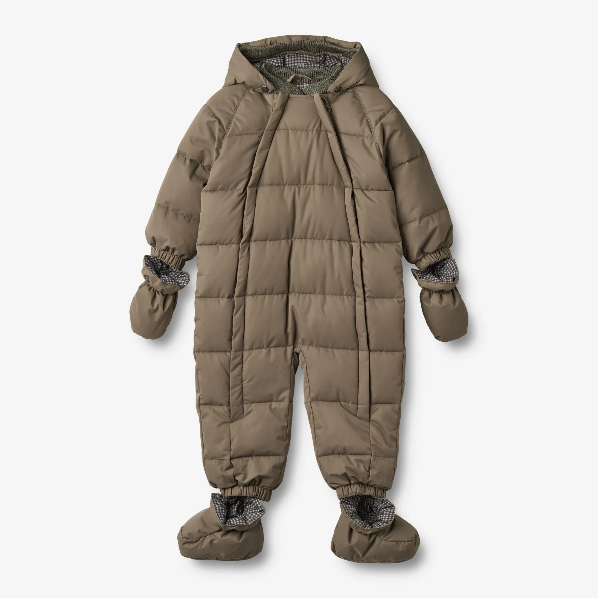 Puffer Baby Suit Edem - dry wood