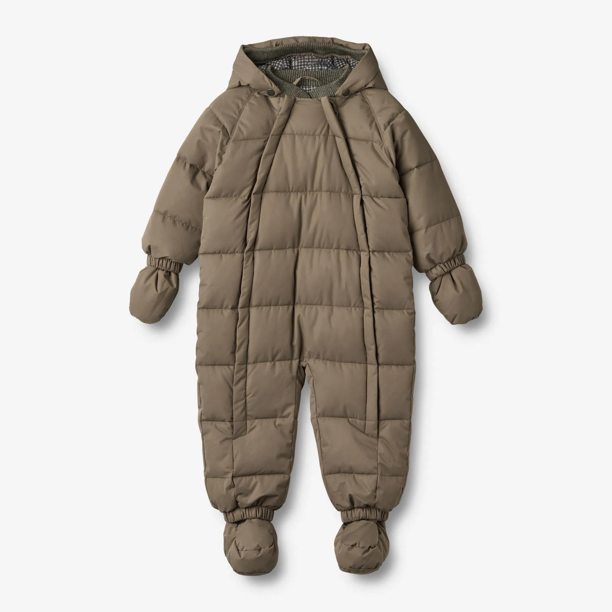 Puffer Baby Suit Edem - dry wood