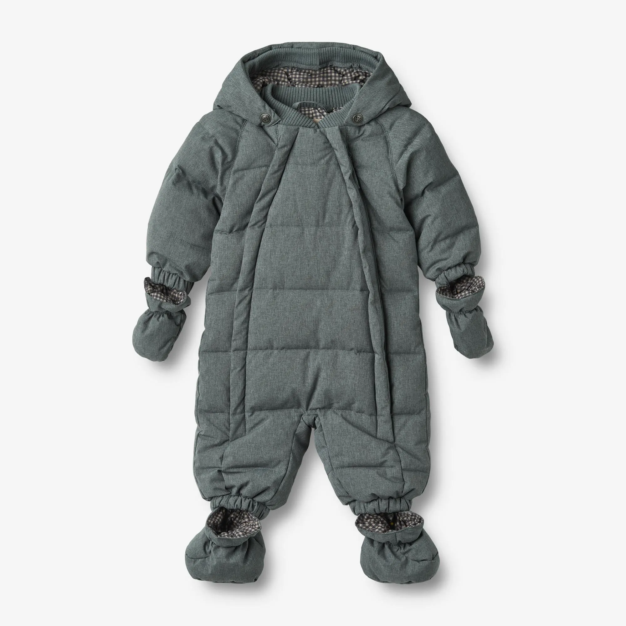 Puffer Baby Suit Edem - ink melange