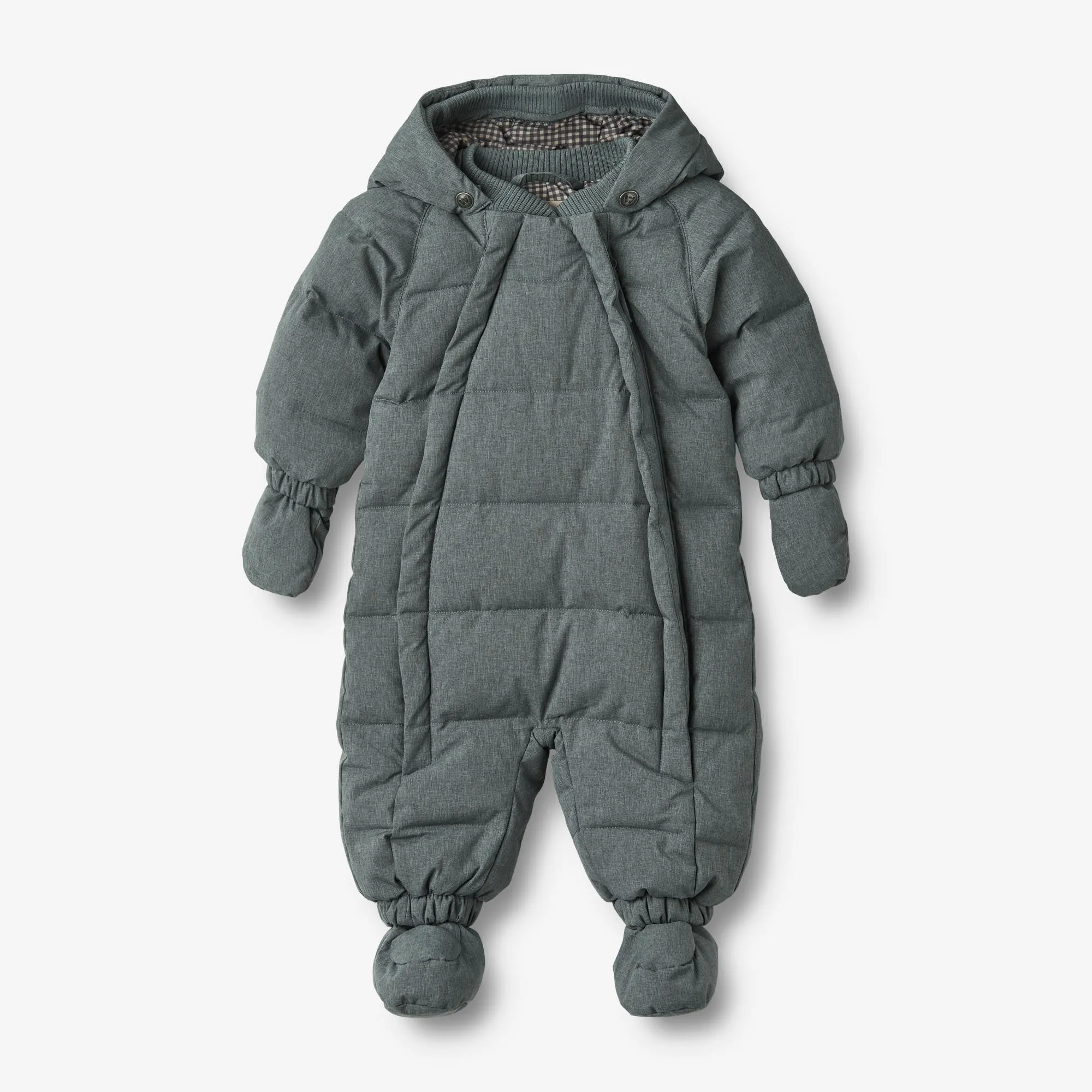 Puffer Baby Suit Edem - ink melange