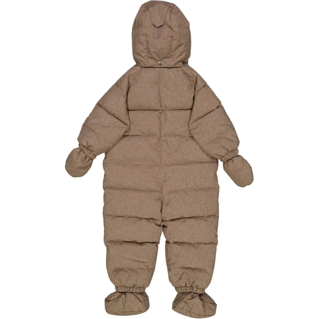 Puffer Baby Suit Edem - soil melange