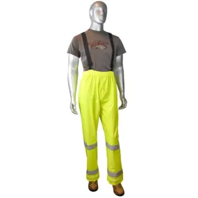 Radians RadWear High Visibility Rainwear Pants with Suspenders