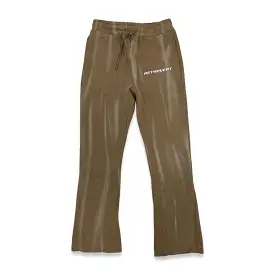 Retrovert Washed Tan Flare Pants