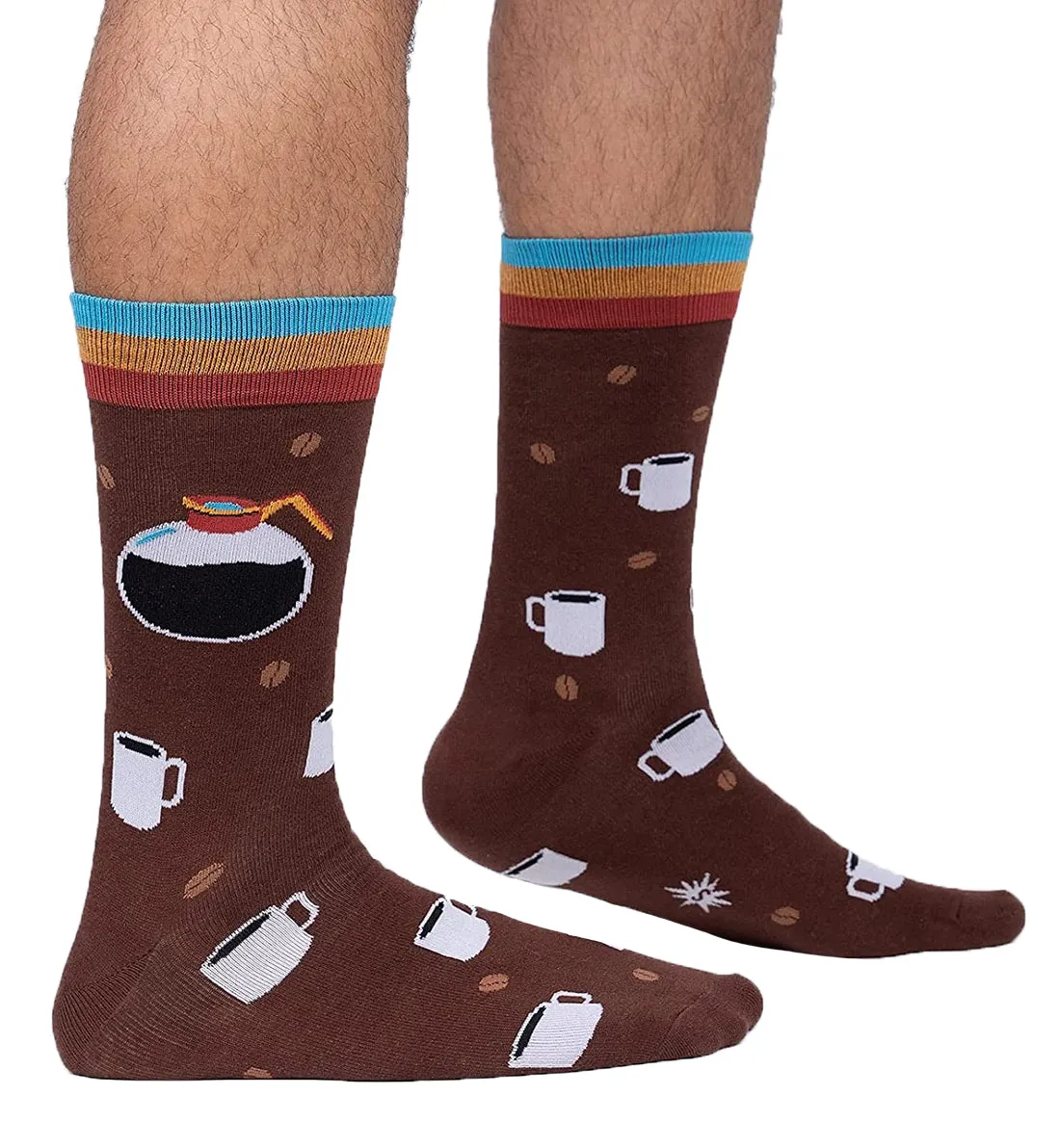 SOCK it to me Men's Crew Socks (Prints) - Pot head