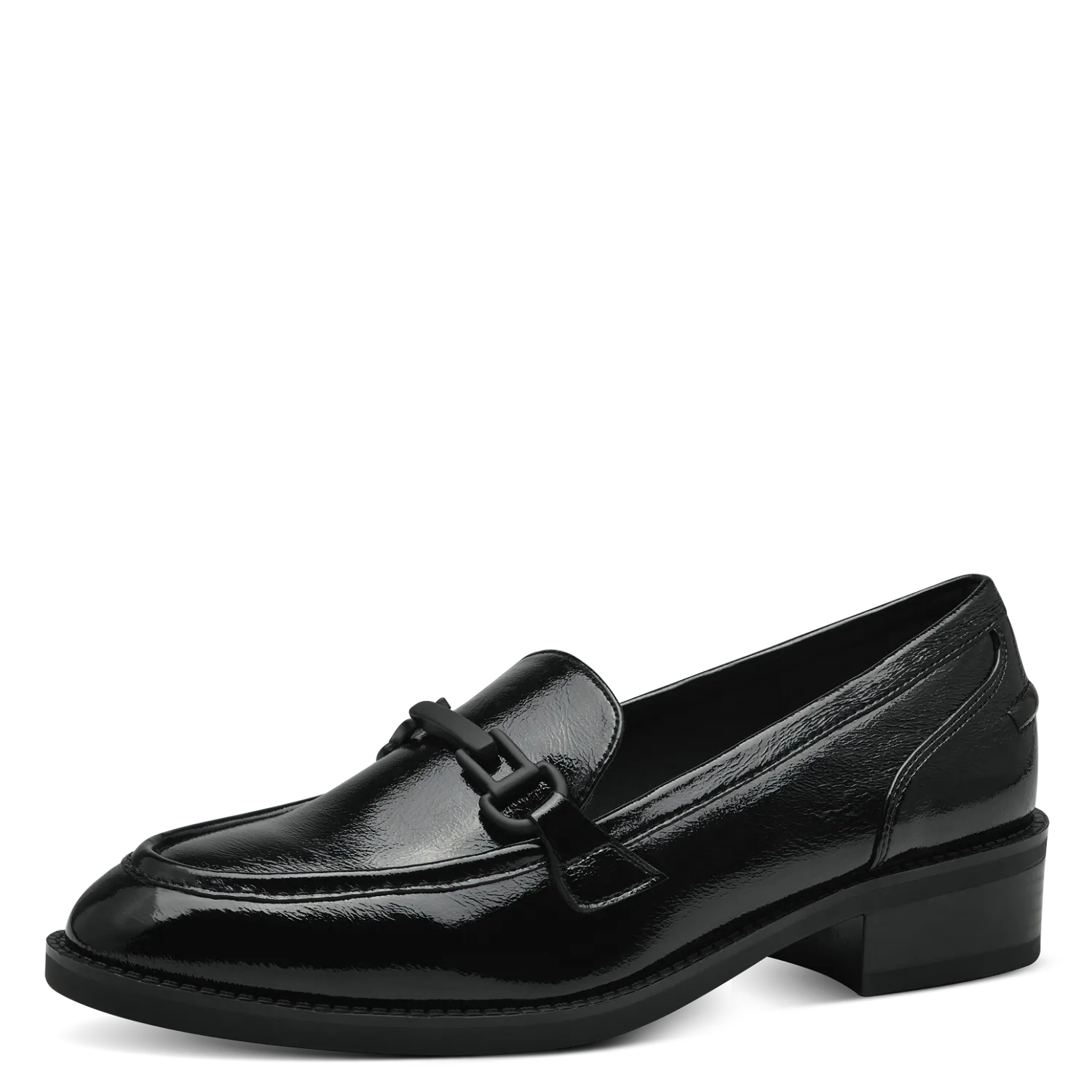 Tamaris Black Patent Loafers