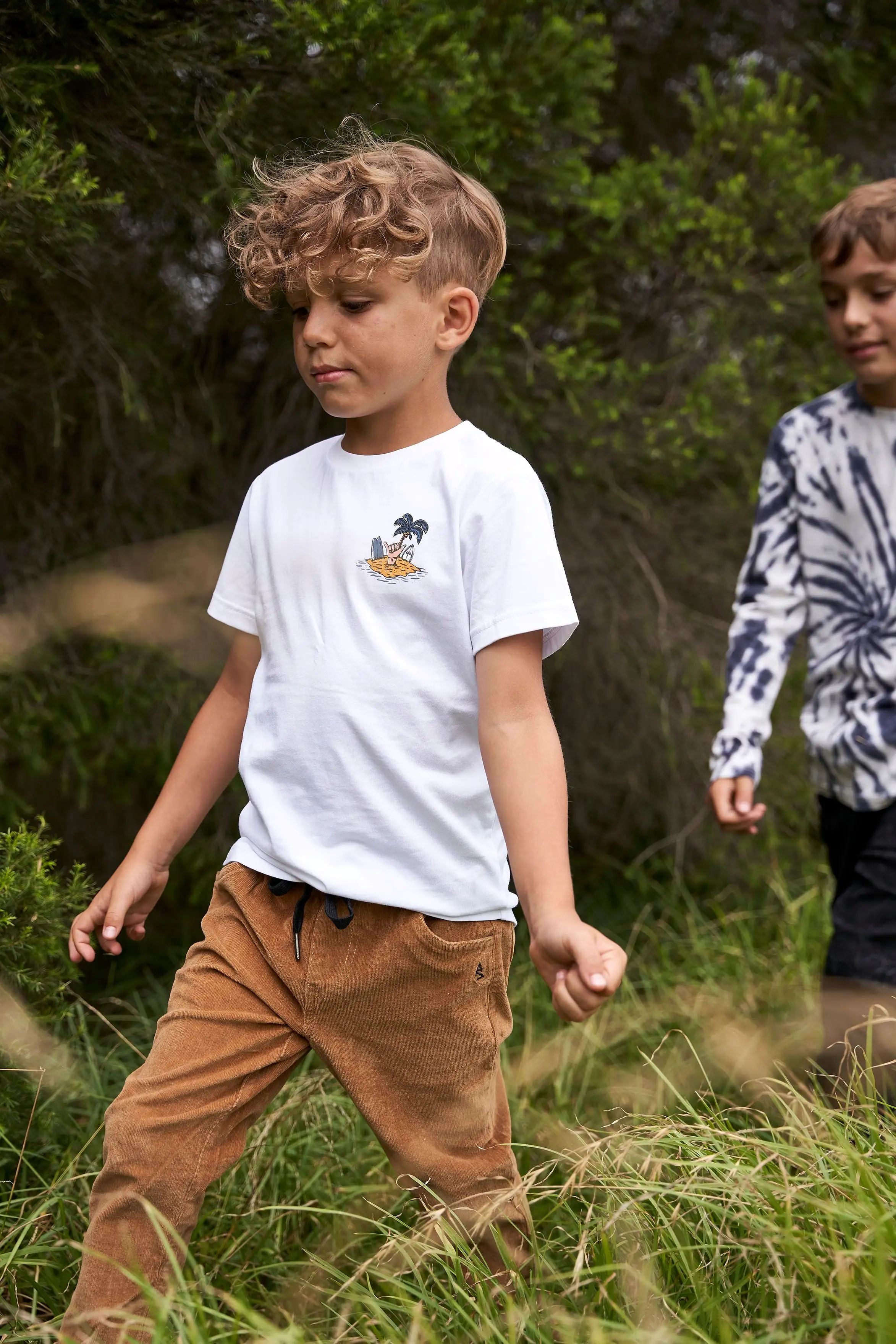 Trusty Mini Cord Pants Dark Tan