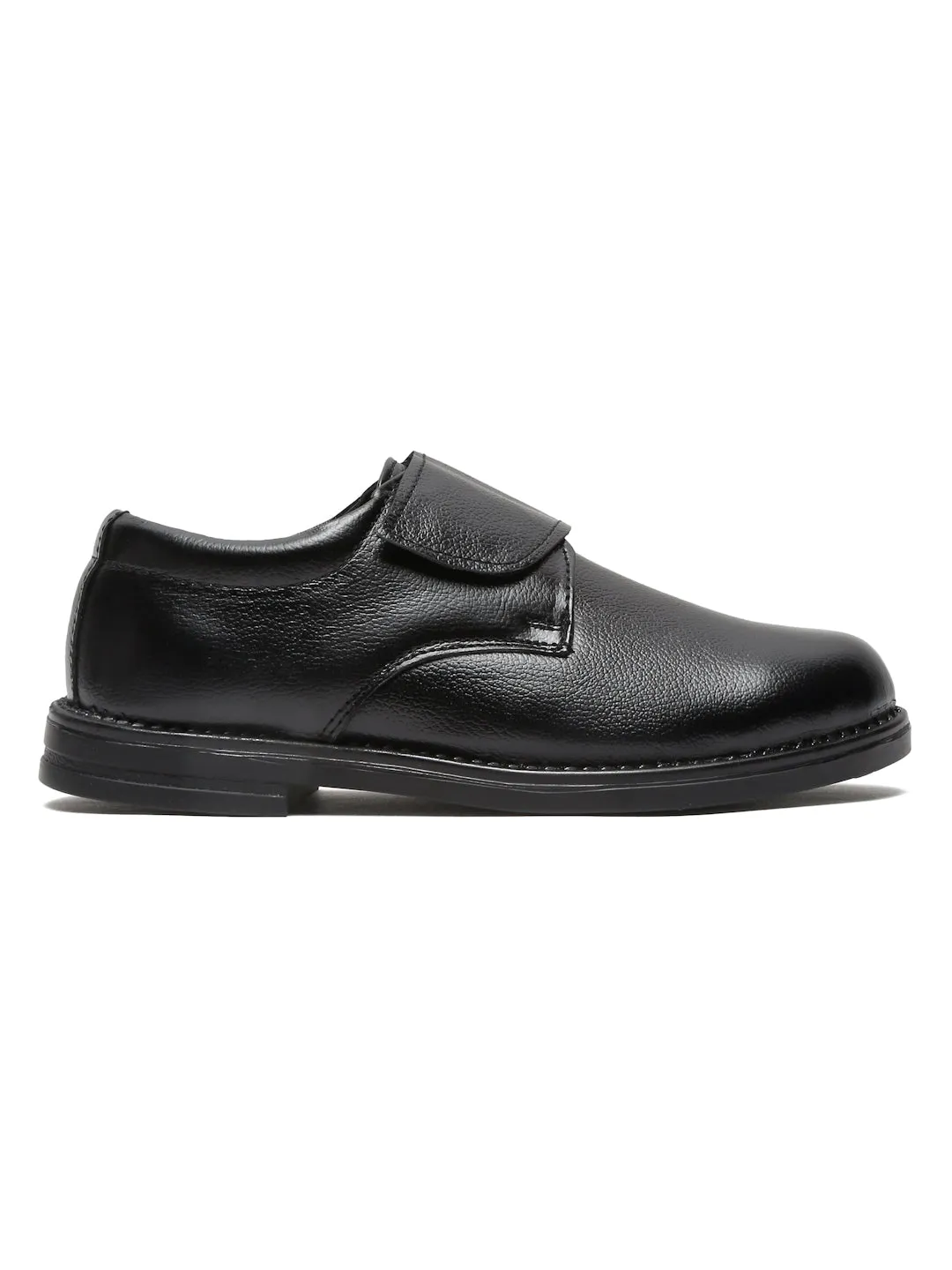 Unisex Kids Black Leather School Shoes - Clearance sale