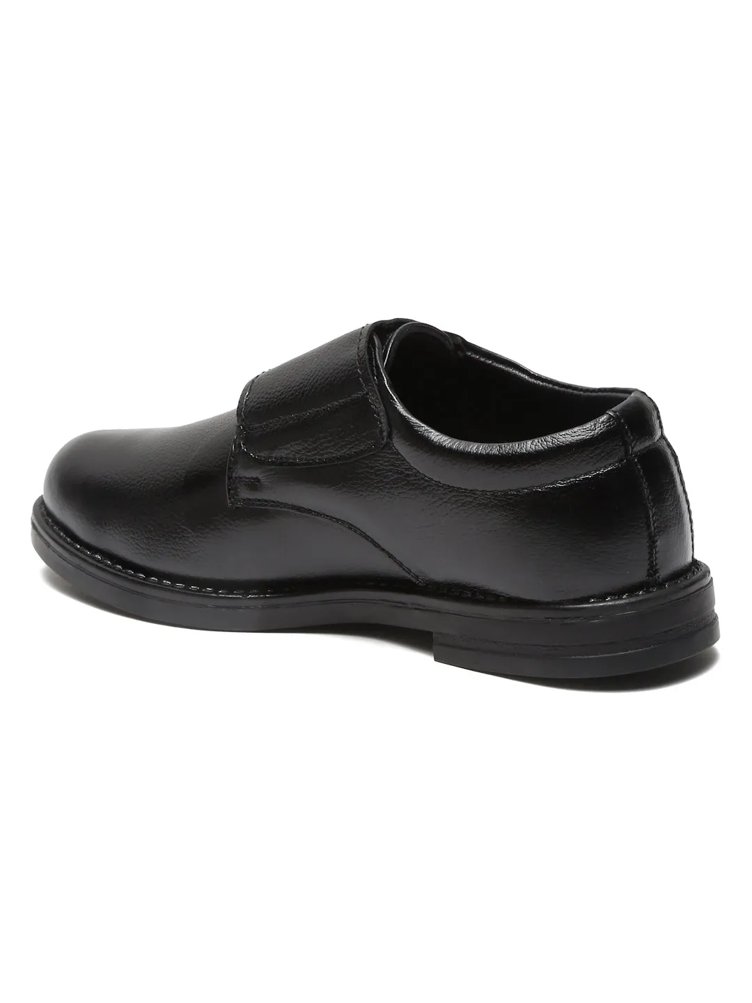 Unisex Kids Black Leather School Shoes - Clearance sale