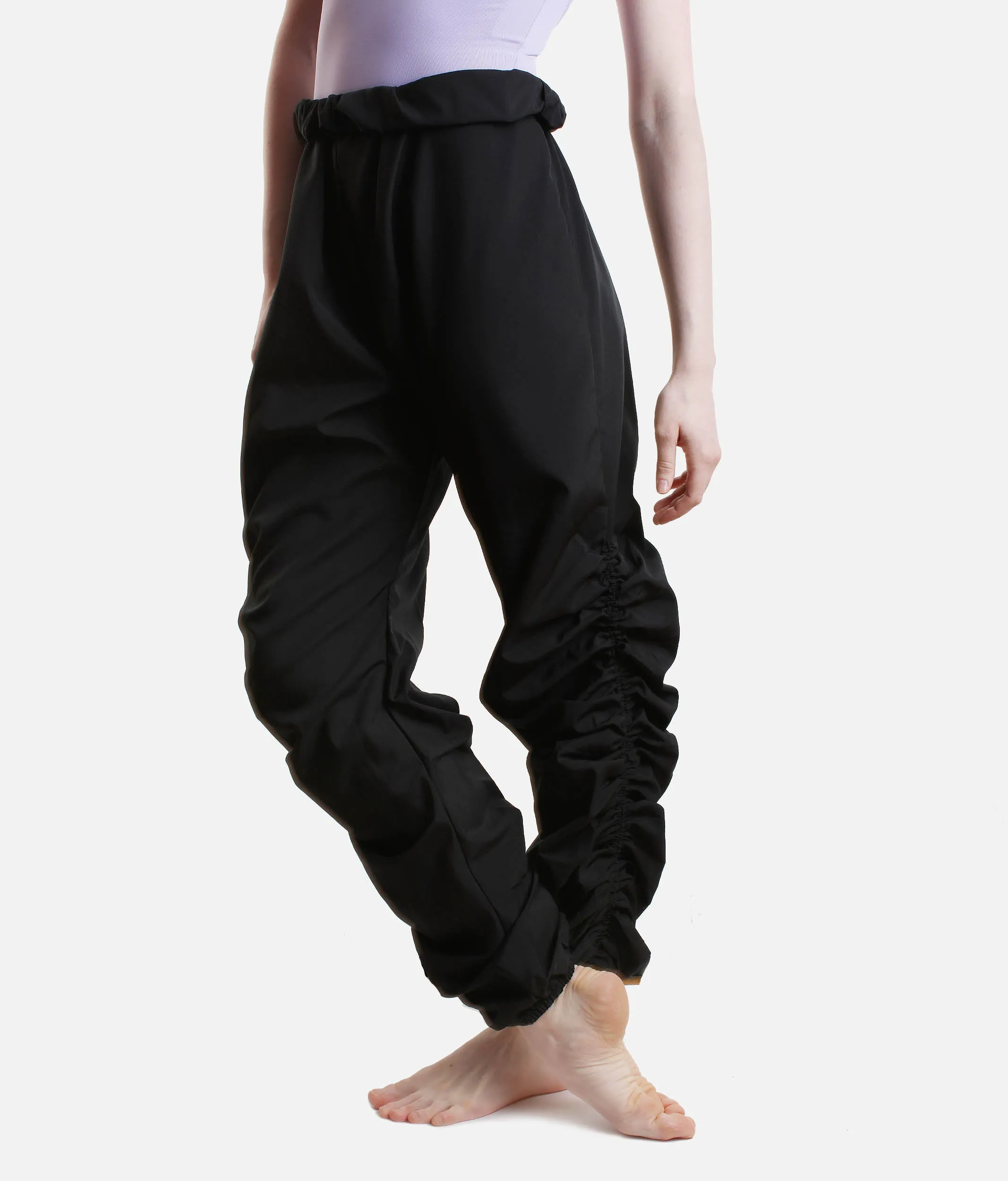 Warm Up Dance Pants, Ruched Detailing - 2017