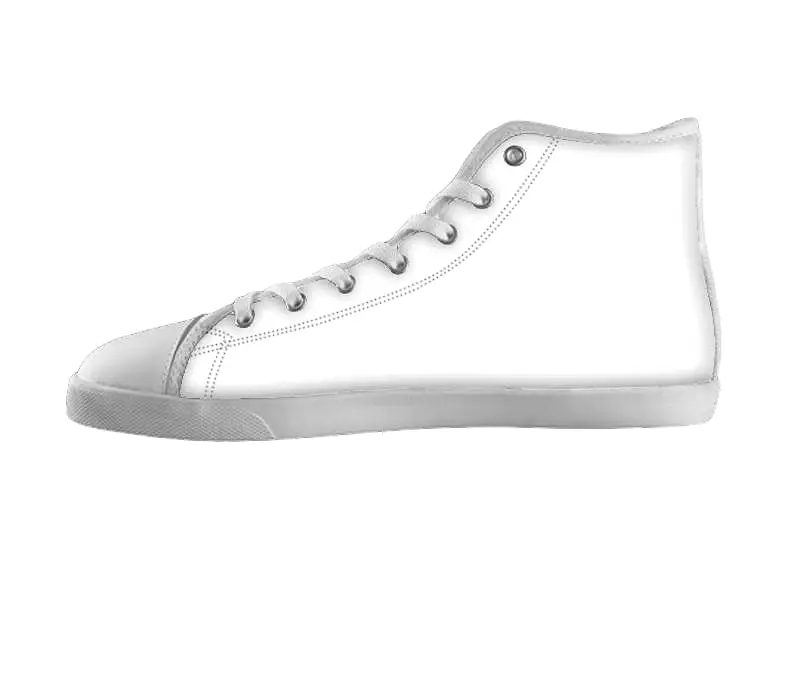 White custom shoes