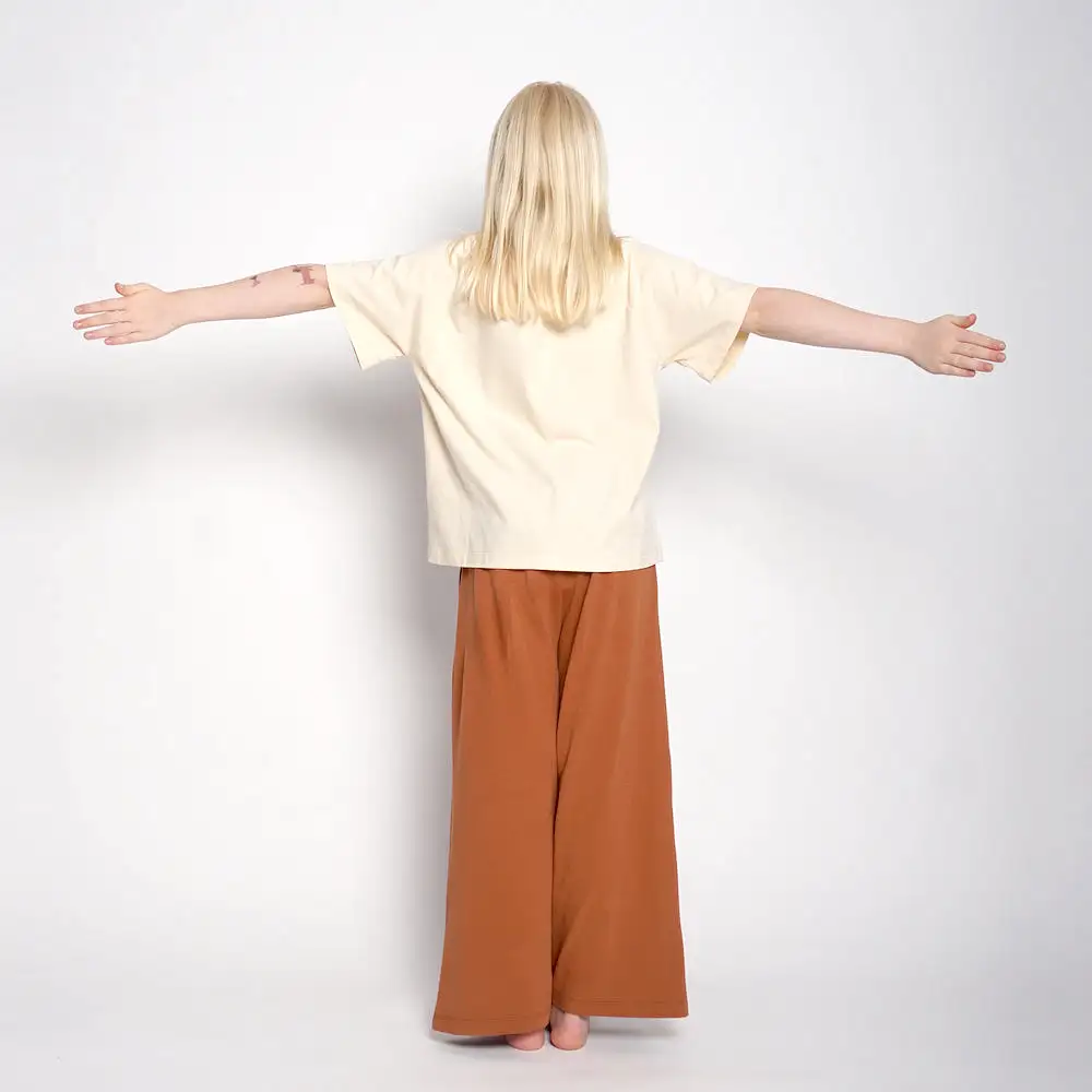 Wide Leg Pants Caramel Cookie