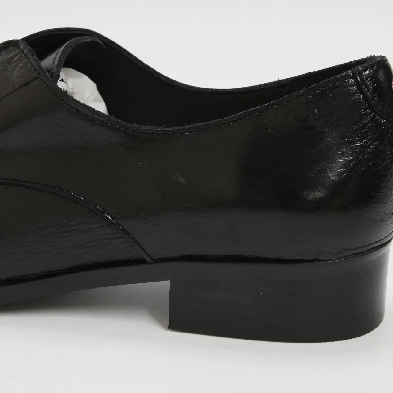 Womens Office Farrell Slip On Flats Black Leather