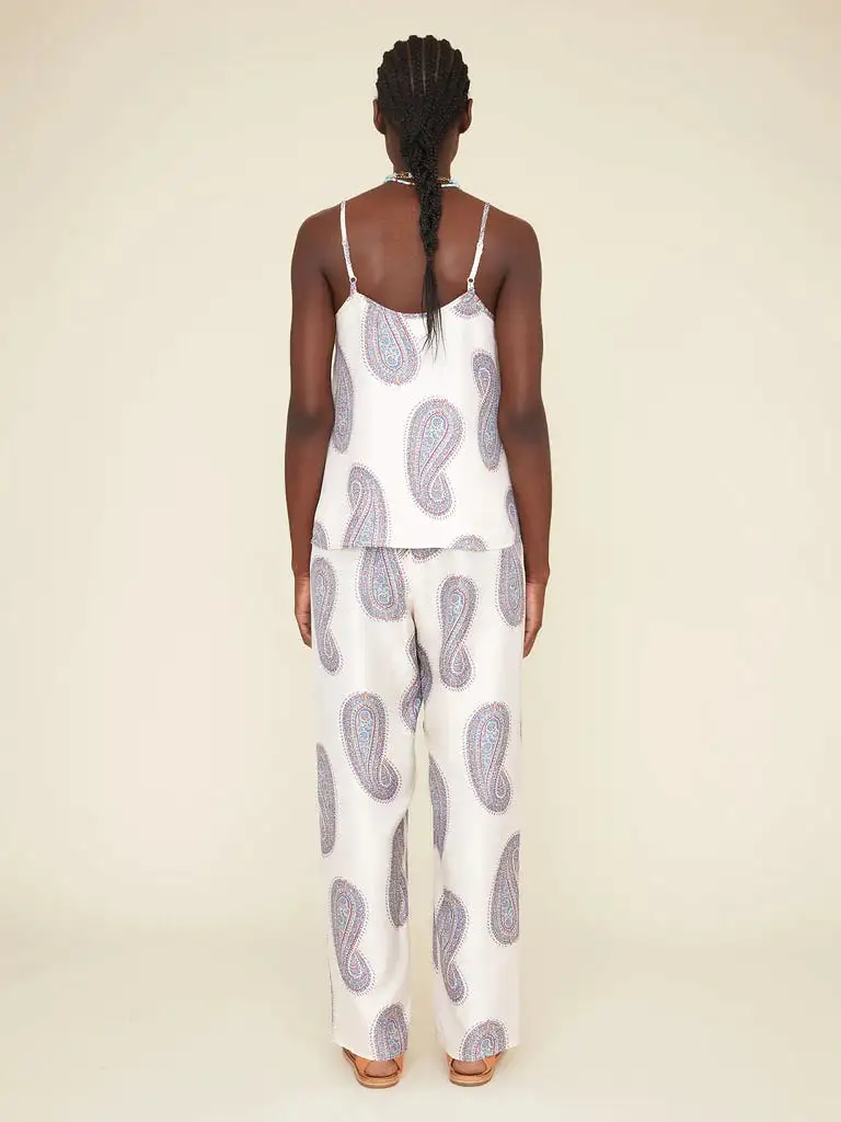 XIRENA Ivory Paisley Wells Pant