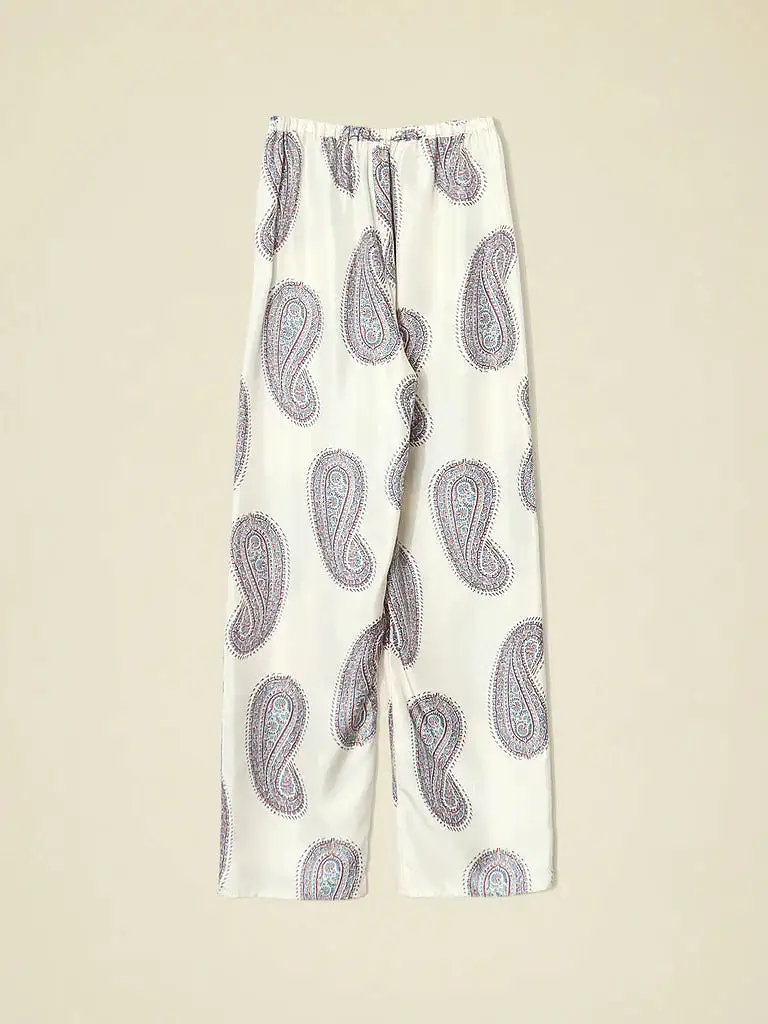 XIRENA Ivory Paisley Wells Pant